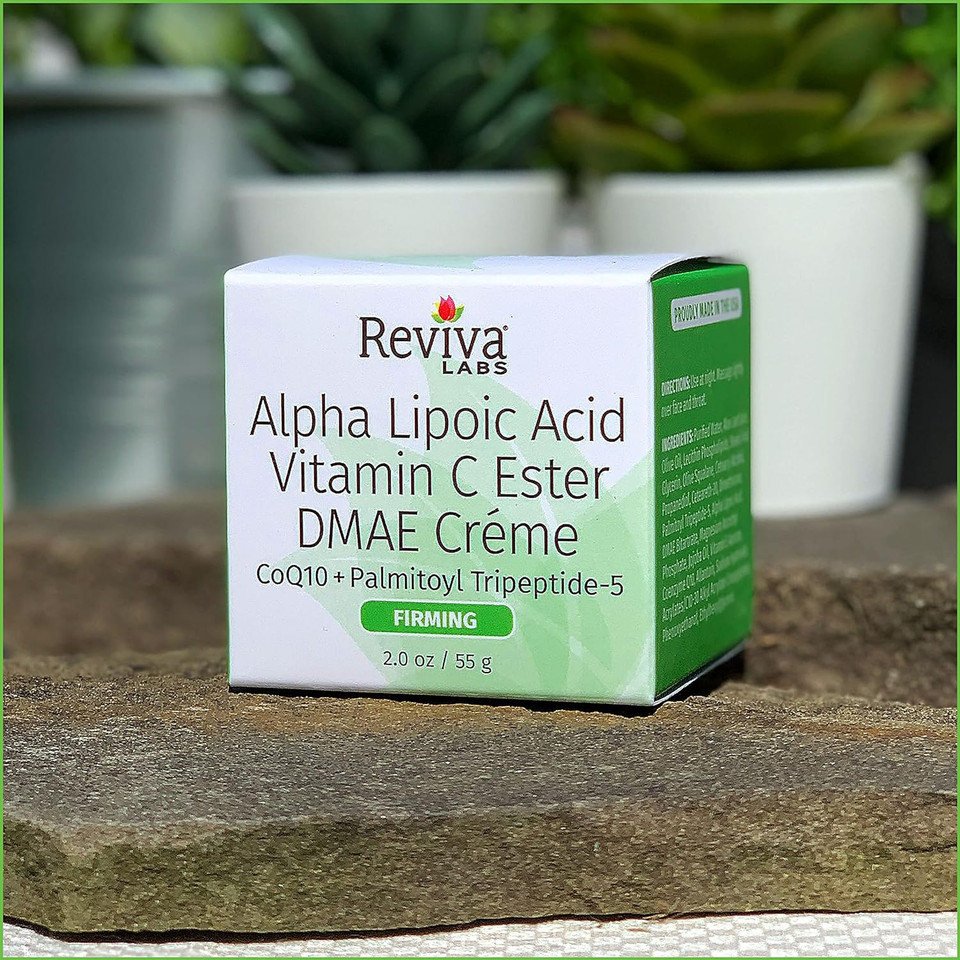 Reviva Labs Alpha Lipoic Acid, Vitamin C Ester, Dmae Creme