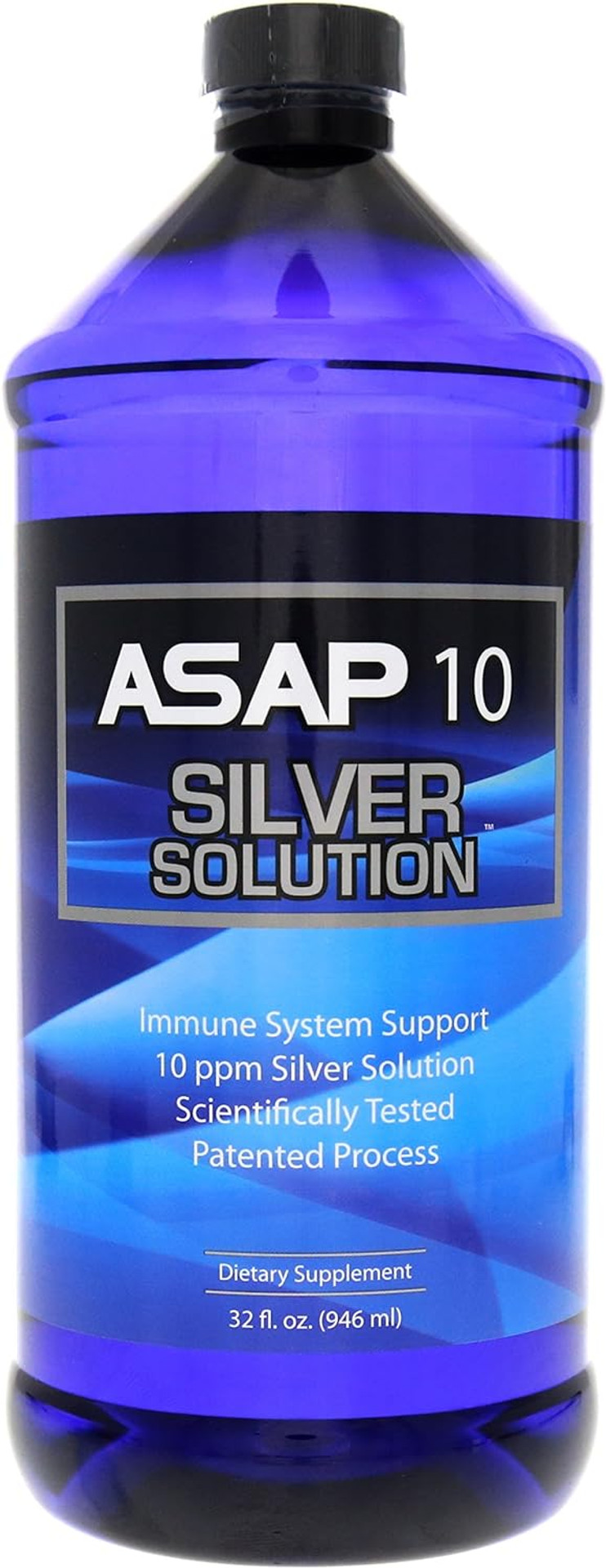 American Biotech Labs Asap 10 Ppm Silver Sol Immune System Support 64 Oz