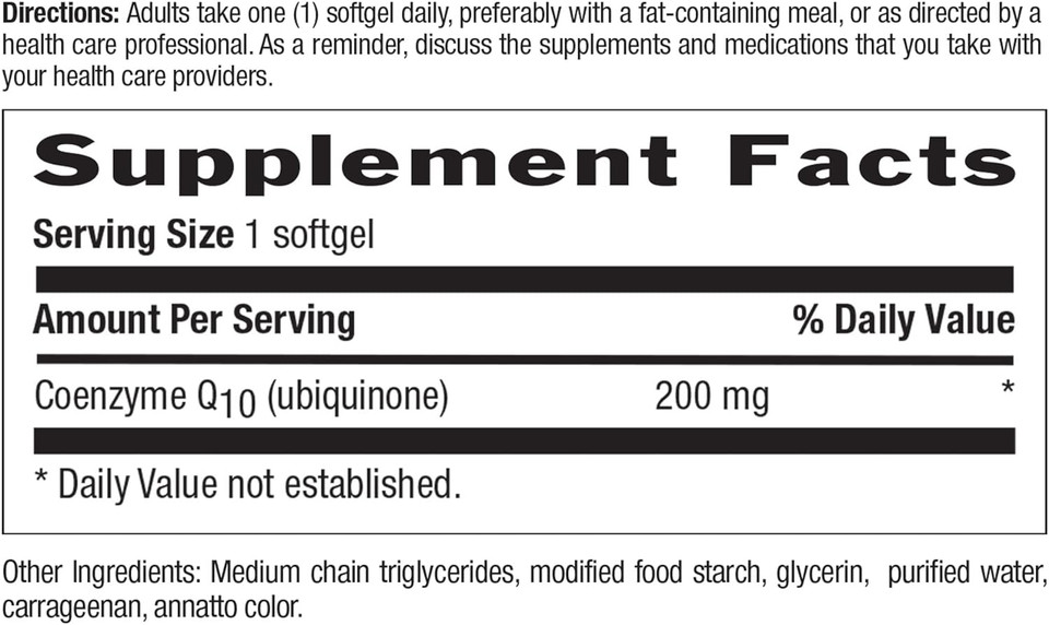 Country Life Simply Coq10, Supports Heart Function, 200Mg, 60 Vegan Softgels, Certified Gluten Free, Certified Vegan