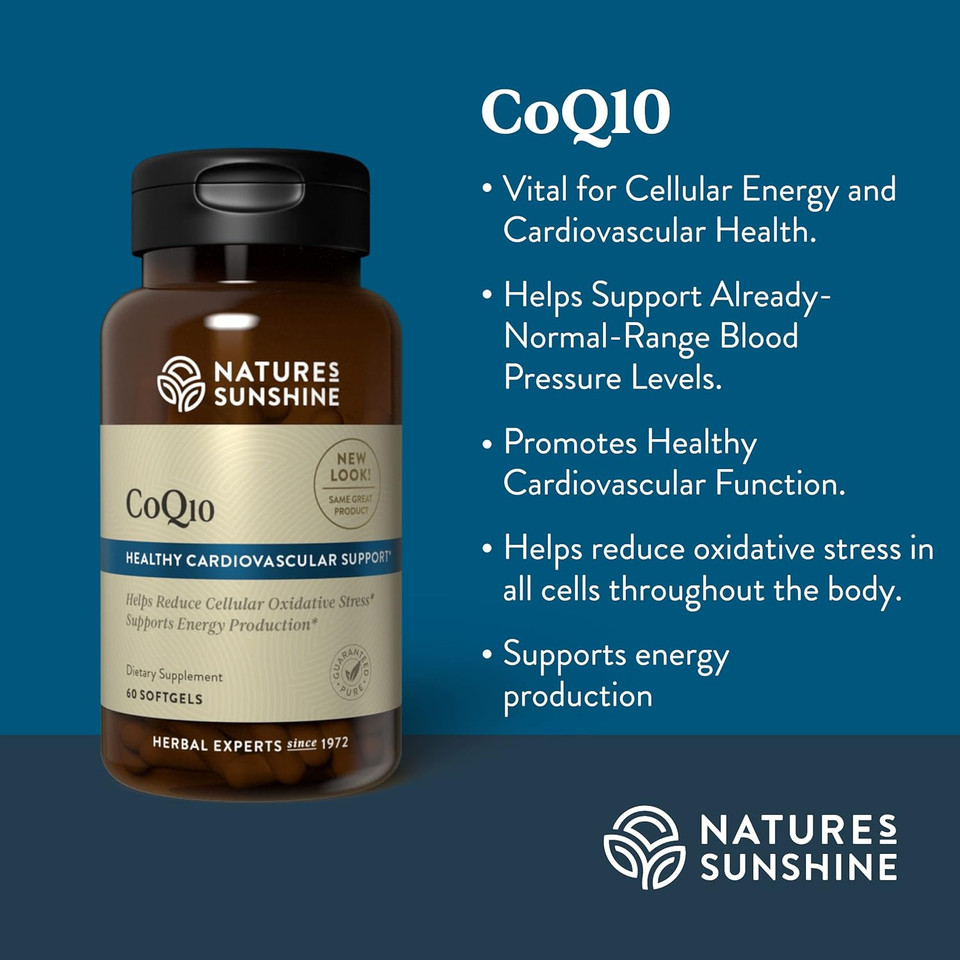Nature'S Sunshine Coq10 - 60 Softgel Capsules