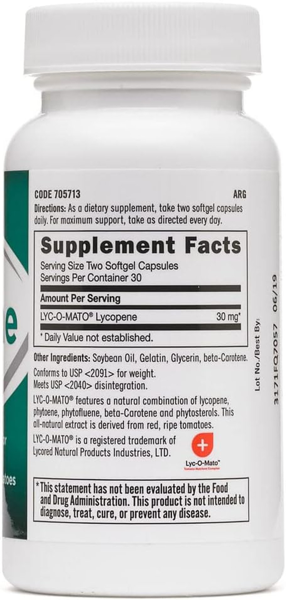 Gnc Lycopene 30Mg, 60 Softgels, Supports Cardiovascular Health