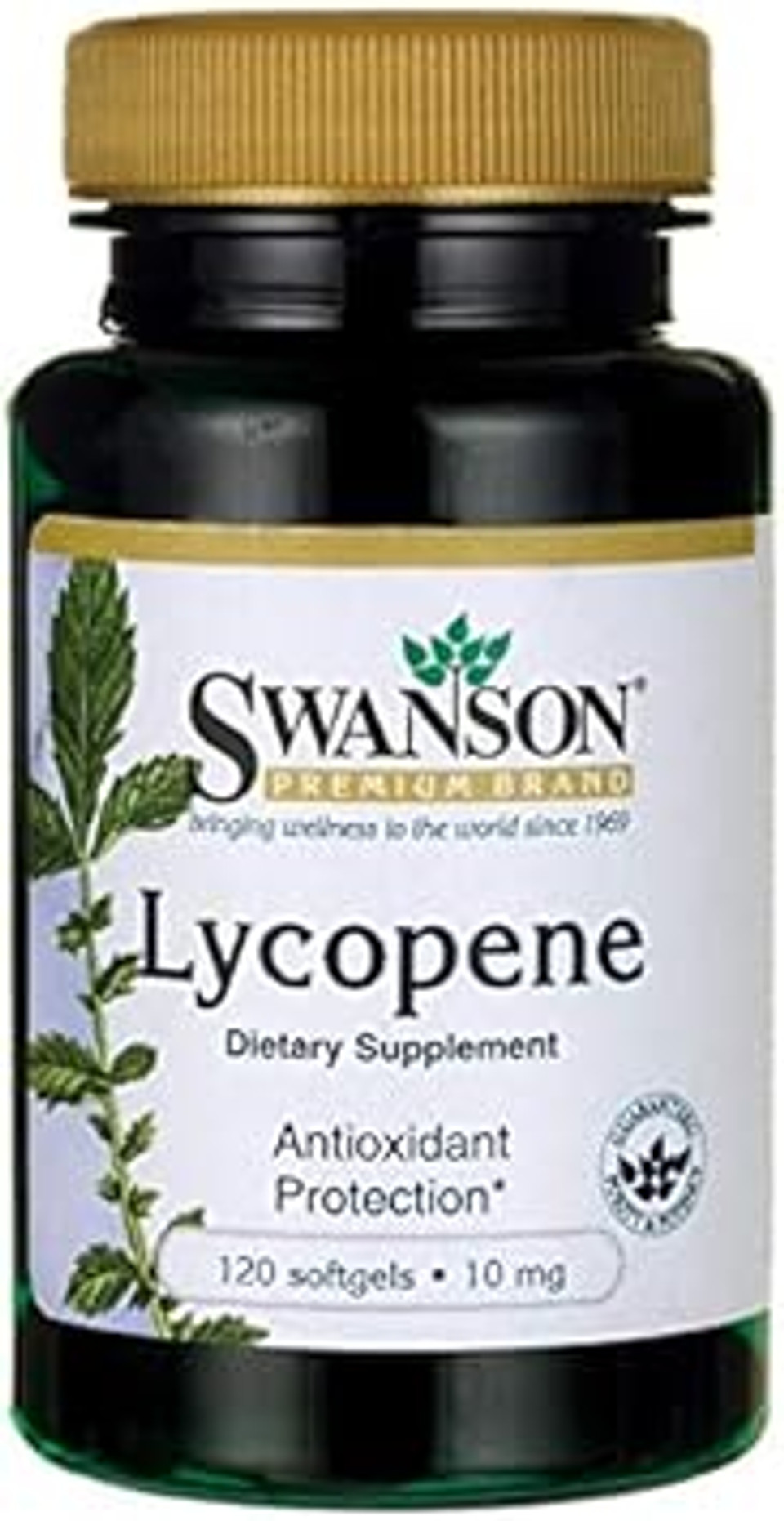 Swanson Lycopene 10 Milligrams 120 Sgels