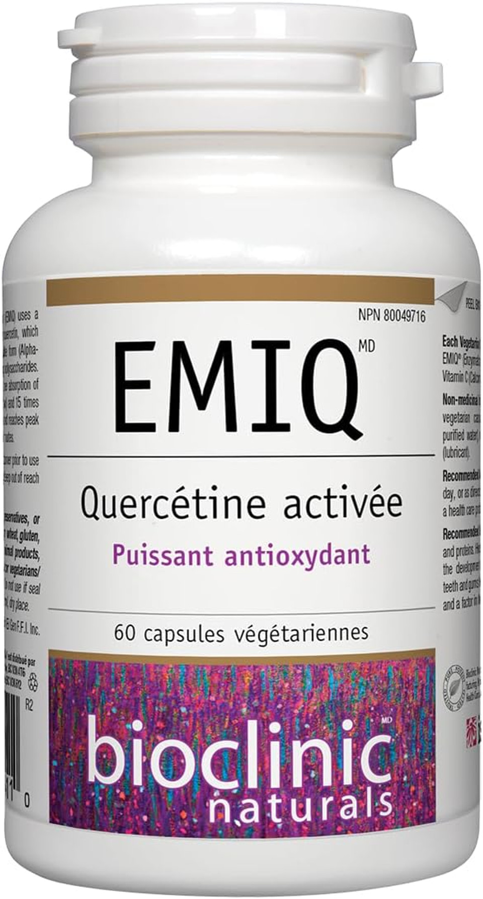 Bioclinic Naturals - Emiq Activated Quercetin, 60 Vcaps