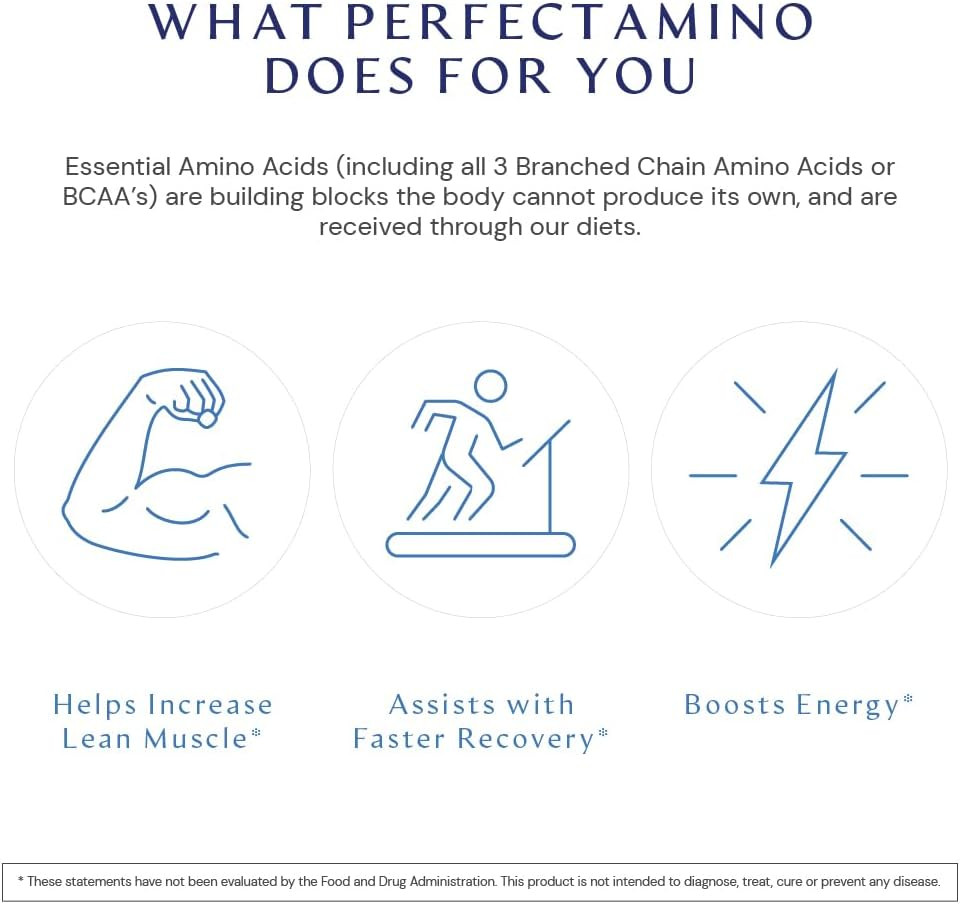 Bodyhealth Perfectamino (300 Ct) Easy To Swallow Tablets, Essential Amino Acids Supplement With Bcaas, Vegan Protein For Pre/Post Workout & Muscle Recovery With Lysine, Tryptophan, Leucine, Methionine