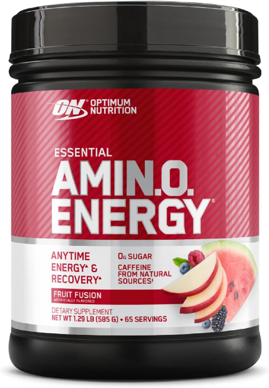 Optimum Nutrition Amino Energy - Pre Workout With Green Tea, Bcaa, Amino Acids, Keto Friendly, Green Coffee Extract, Energy Powder - Fruit Fusion, 65 Servings (Packaging May Vary)65 Servings (Pack Of 1)