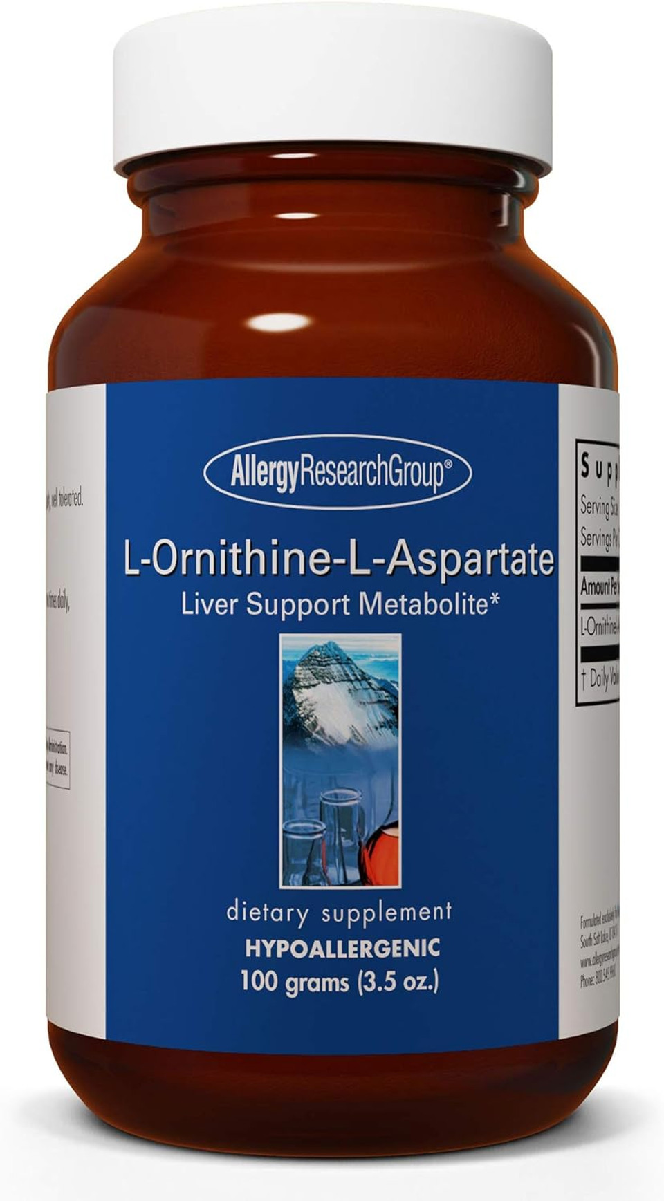 Allergy Research Group - L-Ornithine-L-Aspartate Powder - 100 G