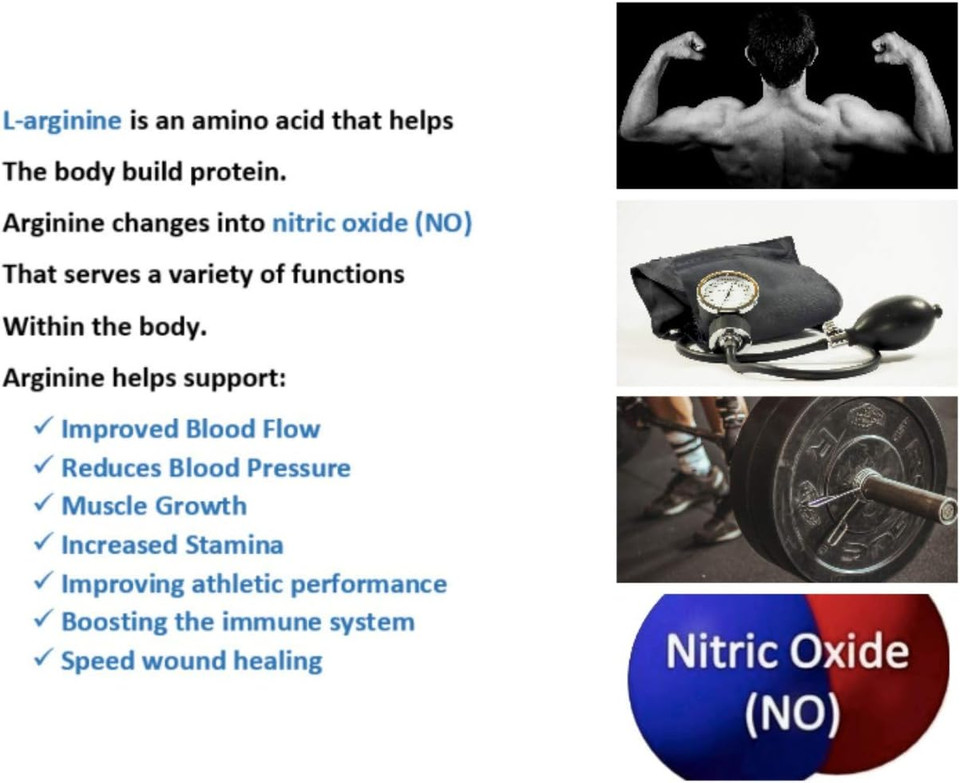 L-Arginine Pro | L-Arginine Supplement Powder | 5,500Mg Of L-Arginine Plus 1,100Mg L-Citrulline (Raspberry_, 1 Jar)