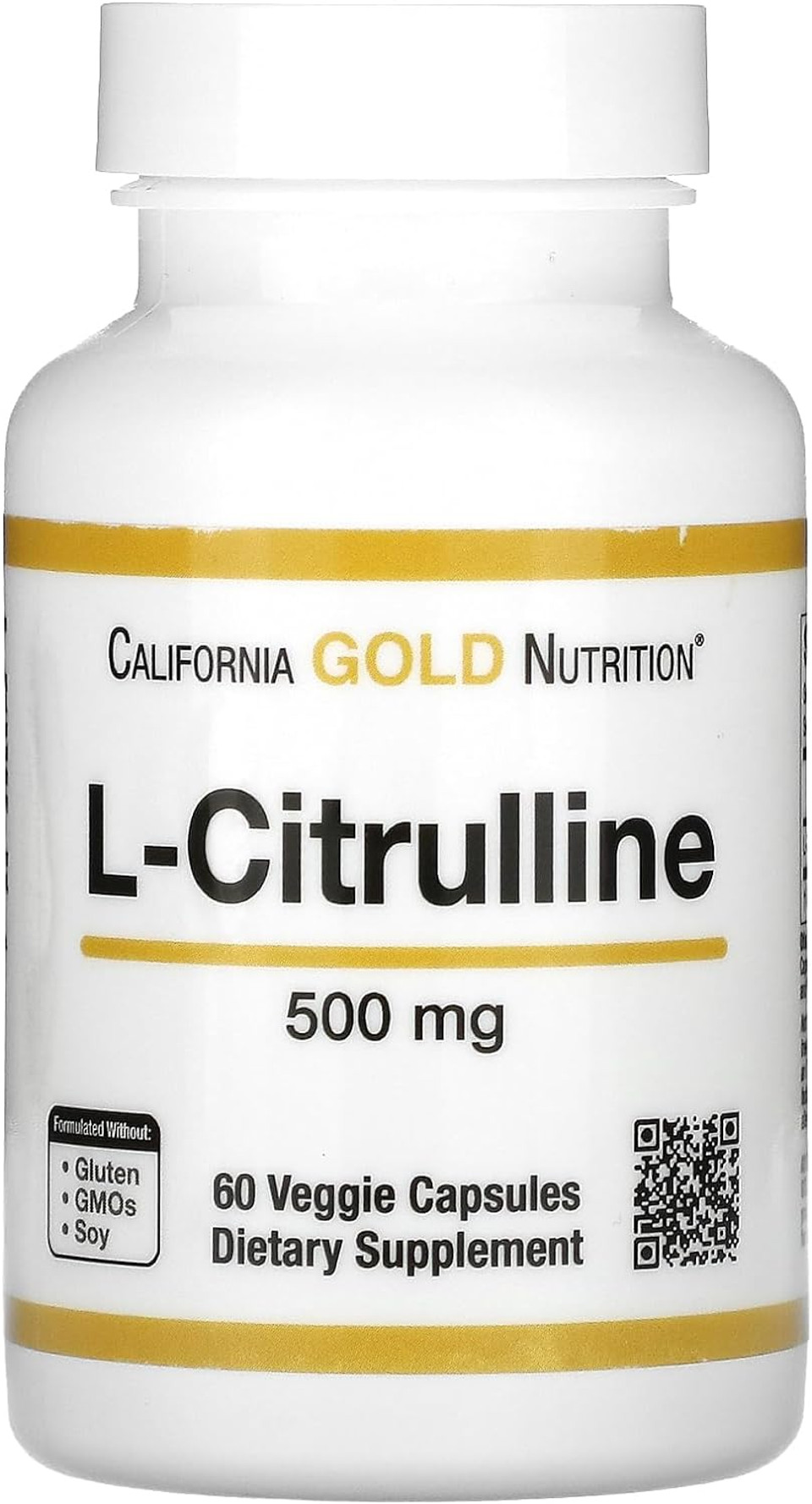 L-Citrulline, Kyowa Hakko, 500 Mg, 60 Veggie Capsules, California Gold Nutrition