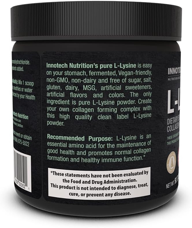 Innotech Nutrition L-Lysine Powder 300 G (Pure L-Lysine)