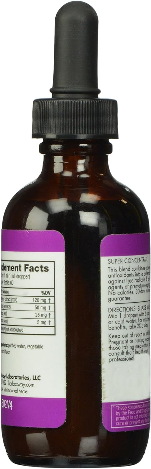 Herbasway Laboratories Red Wine Alternative With Resveratrol, 2 Fluid Ounce