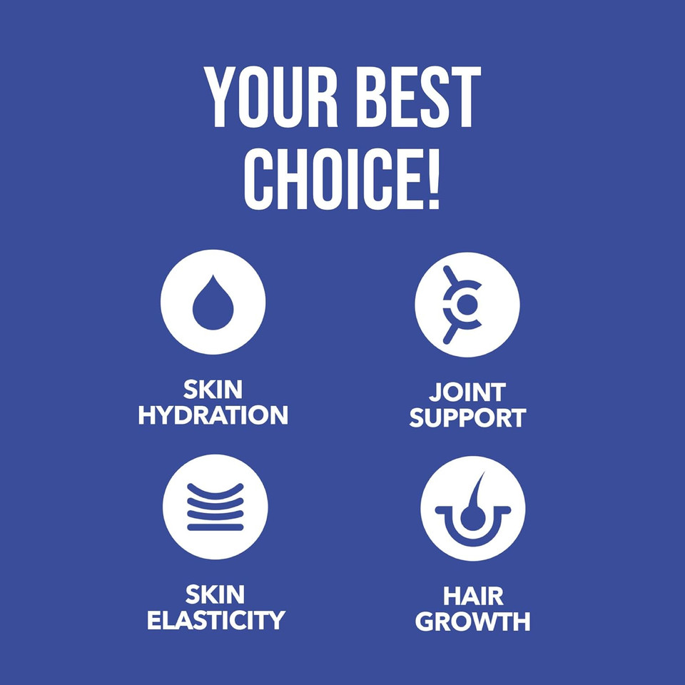 Naturesplus Marine Collagen Peptides, Unflavored - 0.54 Lb - Hair, Skin, Nail & Joint Health, Immune System Support - Gluten Free, Non-Gmo - 20 Servings