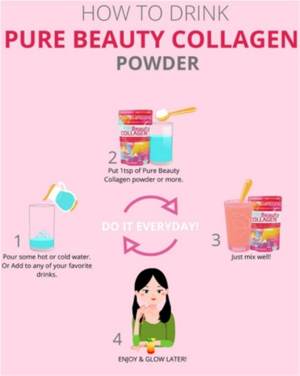 Pure Beauty Collagen 100,000mg - Manufactured in Japan