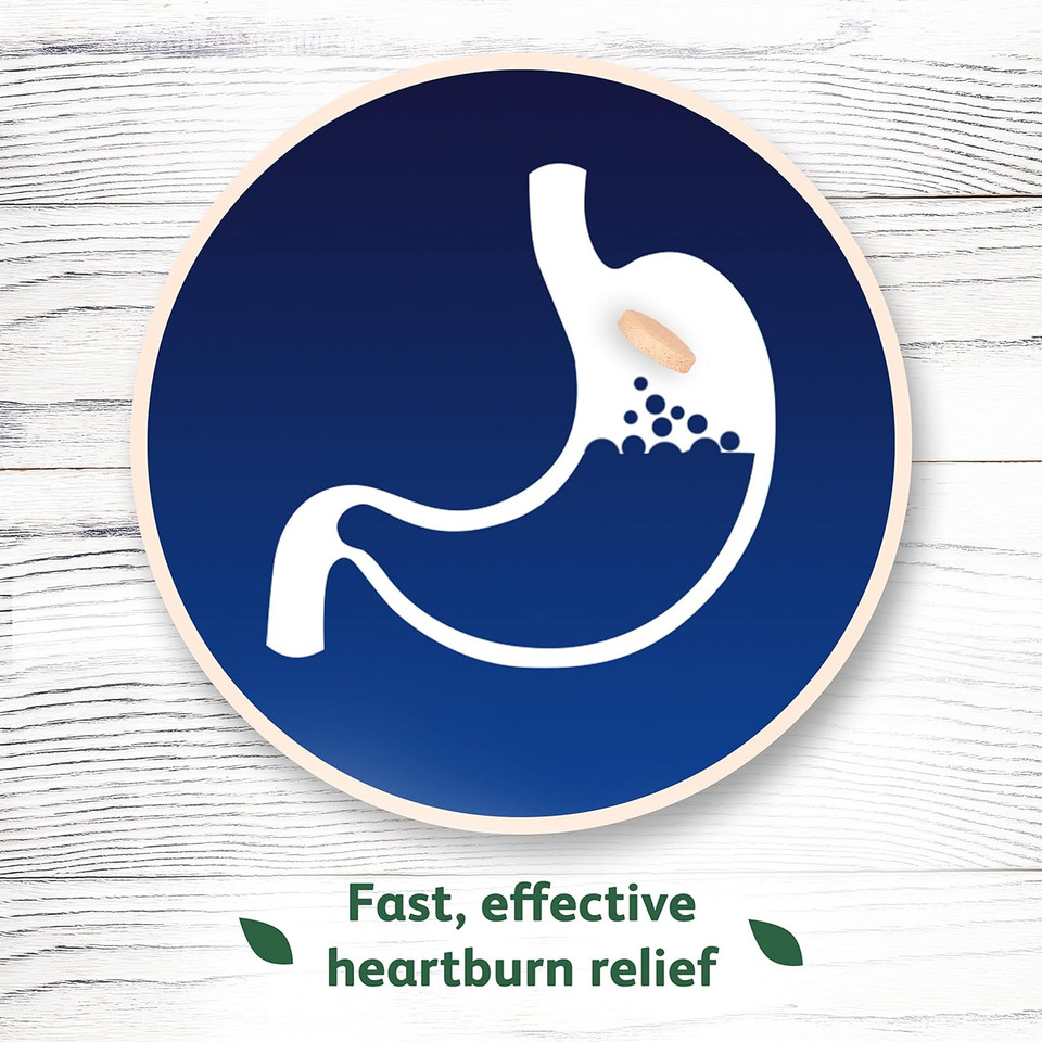 Tums Naturals Ultra Strength Antacid Chews For Heartburn Relief, Black Cherry & Watermelon - 190 Count