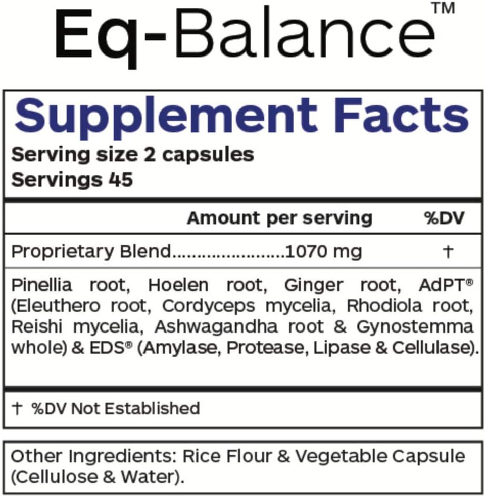 Professional Botanicals Eq-Balance, Natural Herbal Vegan Vertigo Motion Sickness Nausea Relief - 90 Veg Capsules Professional Botanicals Eq-Balance, Natural Herbal Vegan Vertigo Motion Sickness Nausea Relief - 90 Veg Capsules