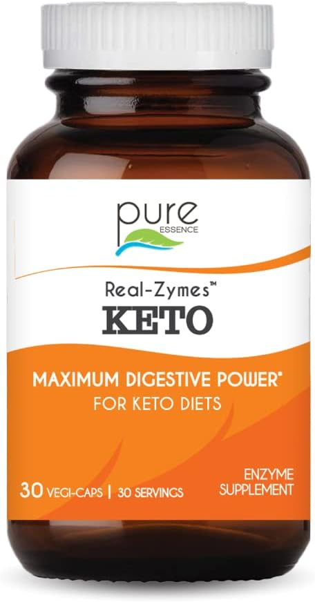 Real-Zymesã¢Â Keto Digestive Enzymes Supplement With Probiotics For Better Digestion - Natural Support For Relief Of Bloating, Gas, Belching, Diarrhea, Constipation, Ibs, Etc. - 30 Caps