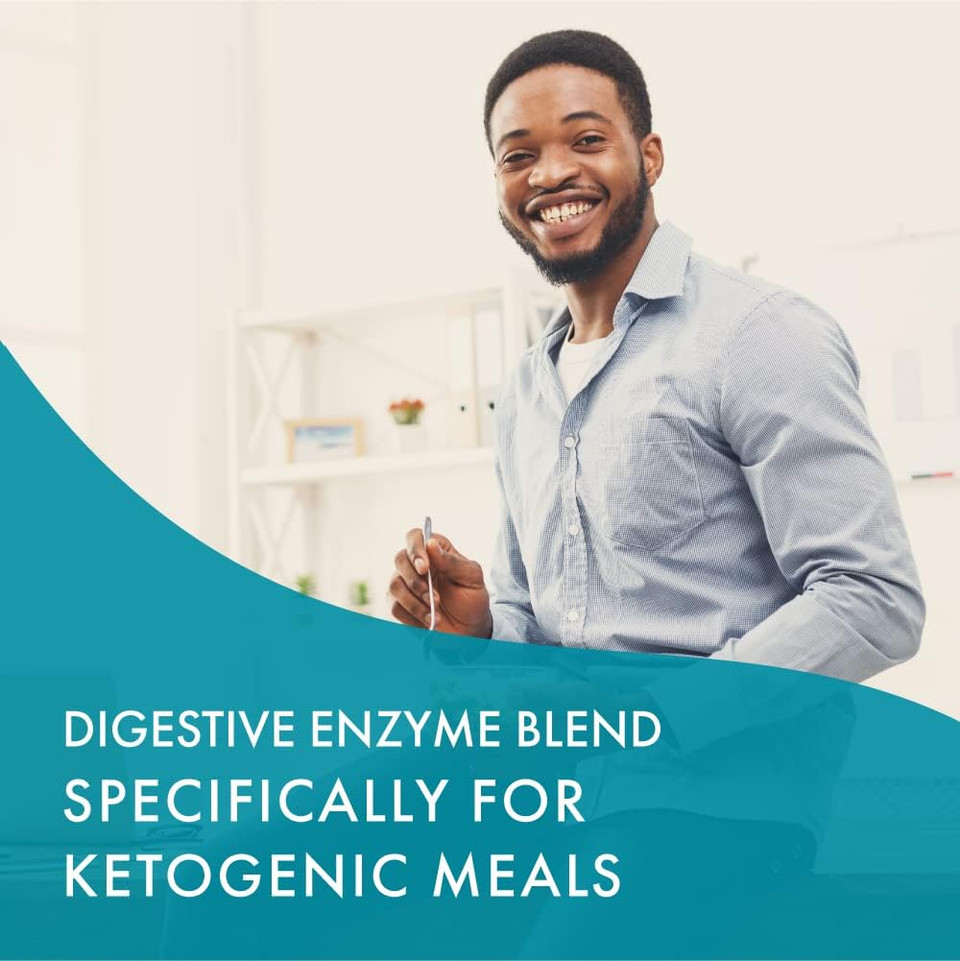 Real-Zymesã¢Â Keto Digestive Enzymes Supplement With Probiotics For Better Digestion - Natural Support For Relief Of Bloating, Gas, Belching, Diarrhea, Constipation, Ibs, Etc. - 30 Caps