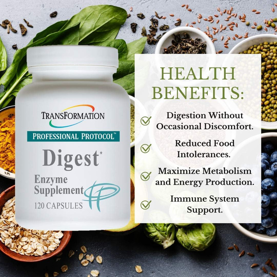 Transformation Enzyme - Digest* Capsules- Supports Overall Digestive And Immune System Health, Aids The Digestion Of Lipids To Enhance The Performance Of The Pancreas And Liver, (90)