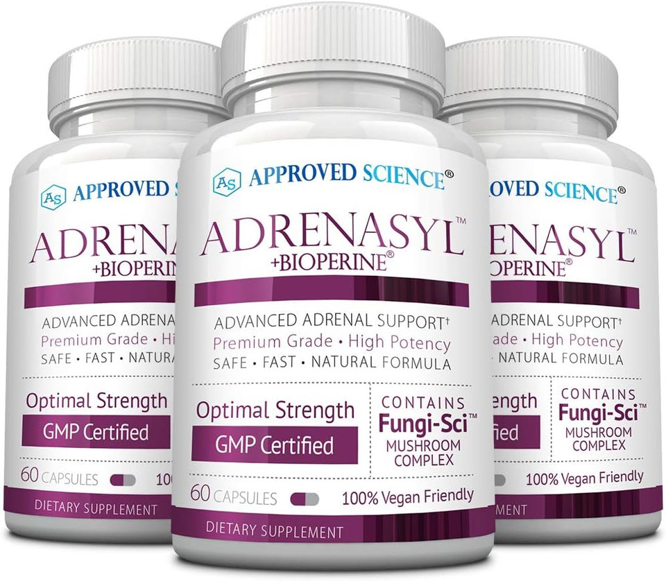 Approved Scienceã¢Â® Adrenasylã¢Â­ÃÂ - Adrenal Gland Support - 60 Count - 3 Pack60 Count (Pack Of 3)
