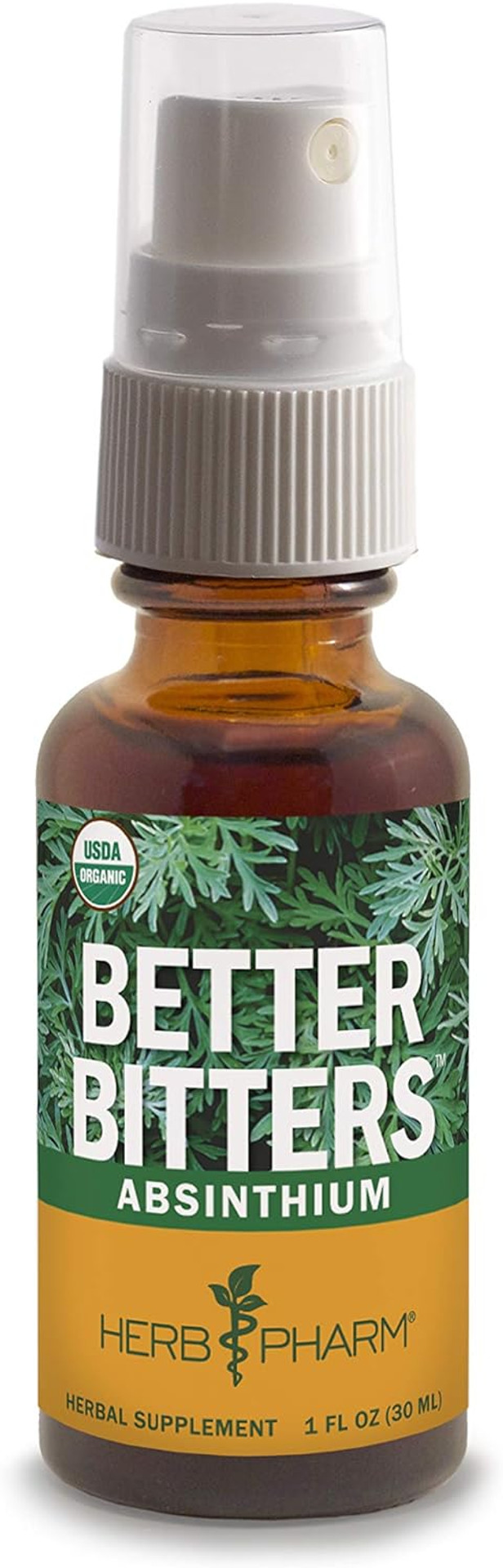 Herb Pharm Better Bitters Certified Organic Digestive Bitters, Absinthium, 1 Ounce1 Fl Oz (Pack Of 1)