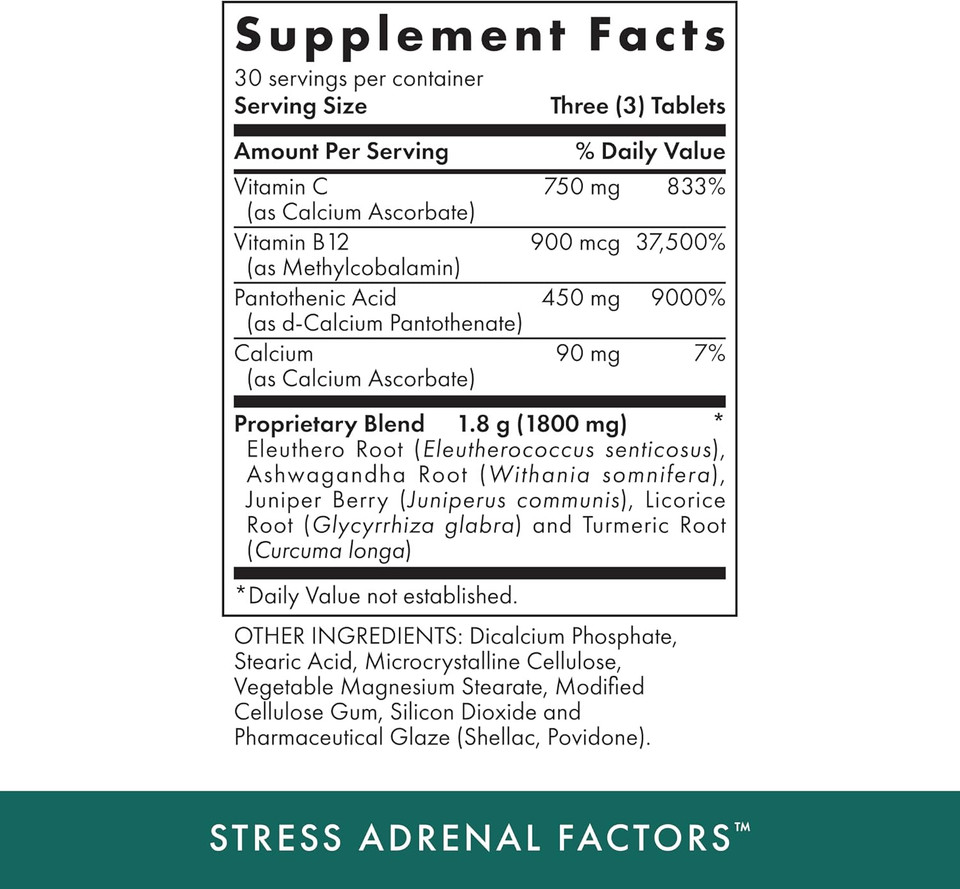 Michael'S Health Naturopathic Programs Stress Adrenal Factors - 90 Vegetarian Tablets - Nutrients To Nourish The Adrenal Glands - With Turmeric & Ashwagandha - Stimulant Free - 30 Servings Michael'S Health Naturopathic Programs Stress Adrenal Factors - 90 Vegetarian Tablets - Nutrients To Nourish The Adrenal Glands - With Turmeric & Ashwagandha - Stimulant Free - 30 Servings