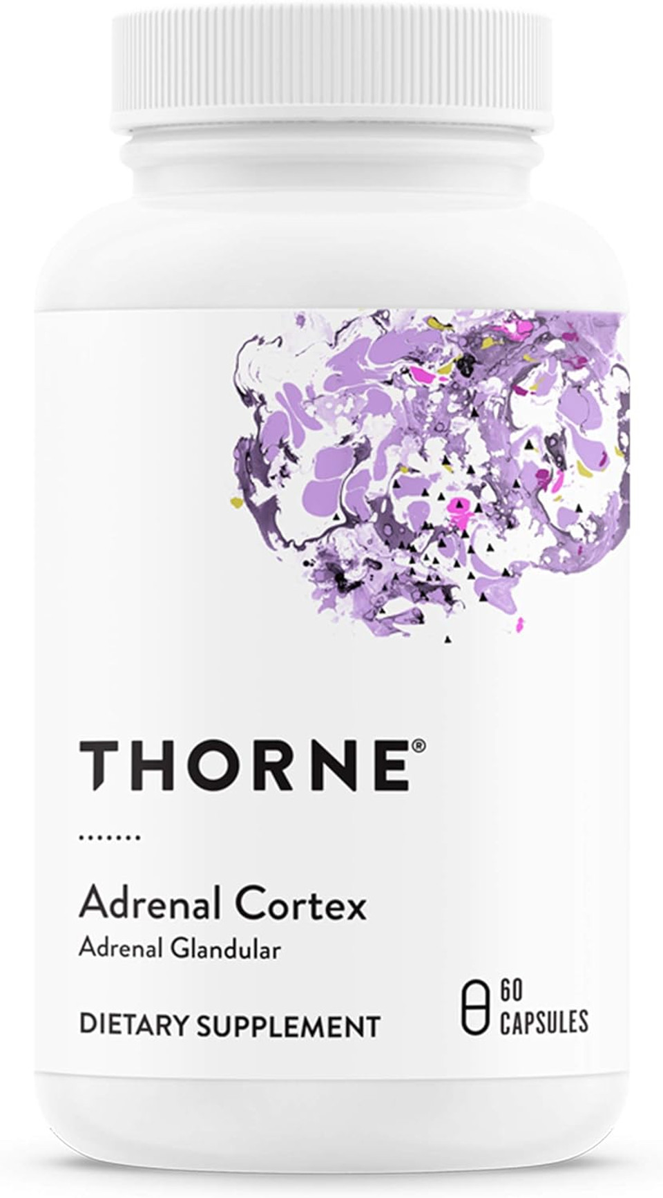 Thorne Research - Adrenal Cortex - Supplements For Cortisol Management Support - Help Support Healthy Adrenal Function For Women & Men - 60 Capsules