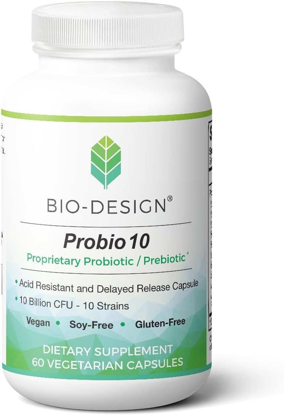 Bio-Design Probio-10, 60 Veg Caps, Pre/Probiotic Formula