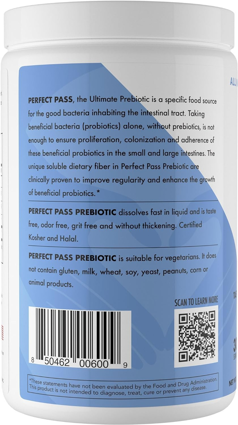 Perfect Pass Prebiotics And Probiotics For Digestive Health, Capsule And Powder Supplement Bundle For Adults, Natural Bacillus Strains With Phgg For Gut And Digestive Wellness