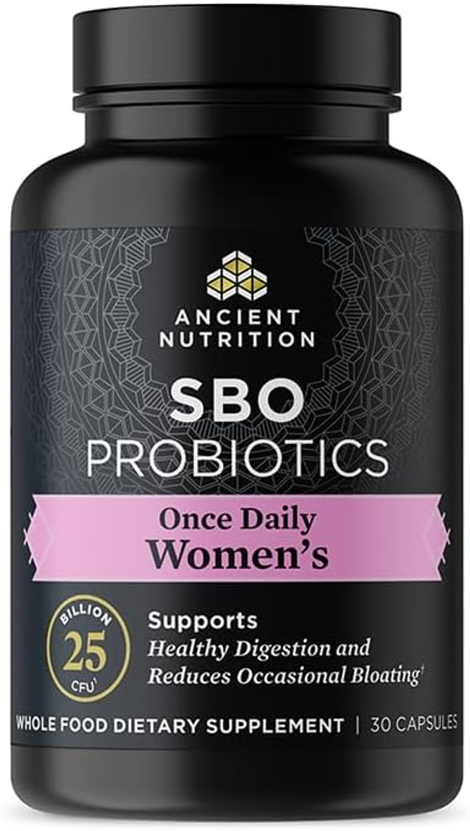 Ancient Nutrition Probiotics For Women, Once Daily Women'S Probiotics 30Ct, Digestive Support And Reduces Occasional Bloating, Made With Chaste Tree Berry And Amla Berry, 25 Billion Cfus
