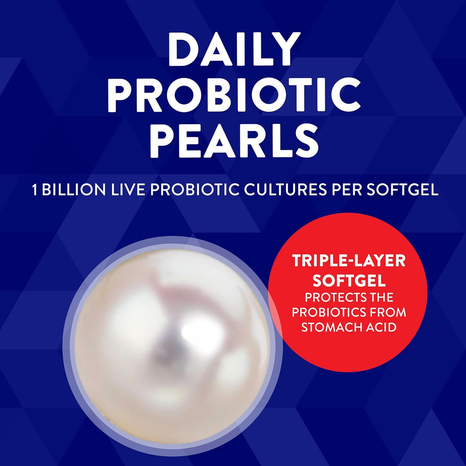Nature'S Way Probiotic Pearls Complete, Digestive Balance And Colon Health Support* Supplement For Men And Women , 90 Softgels90 Count (Pack Of 1)
