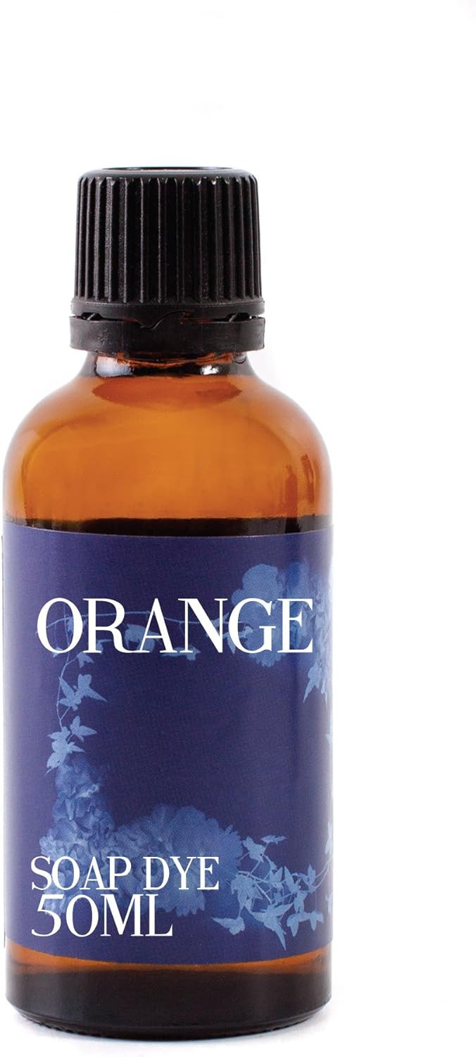 Mystic Moments | Orange - Highly Concentrated Soap Dye 50ml | Perfect for Soap Making, Creams and Lotions
