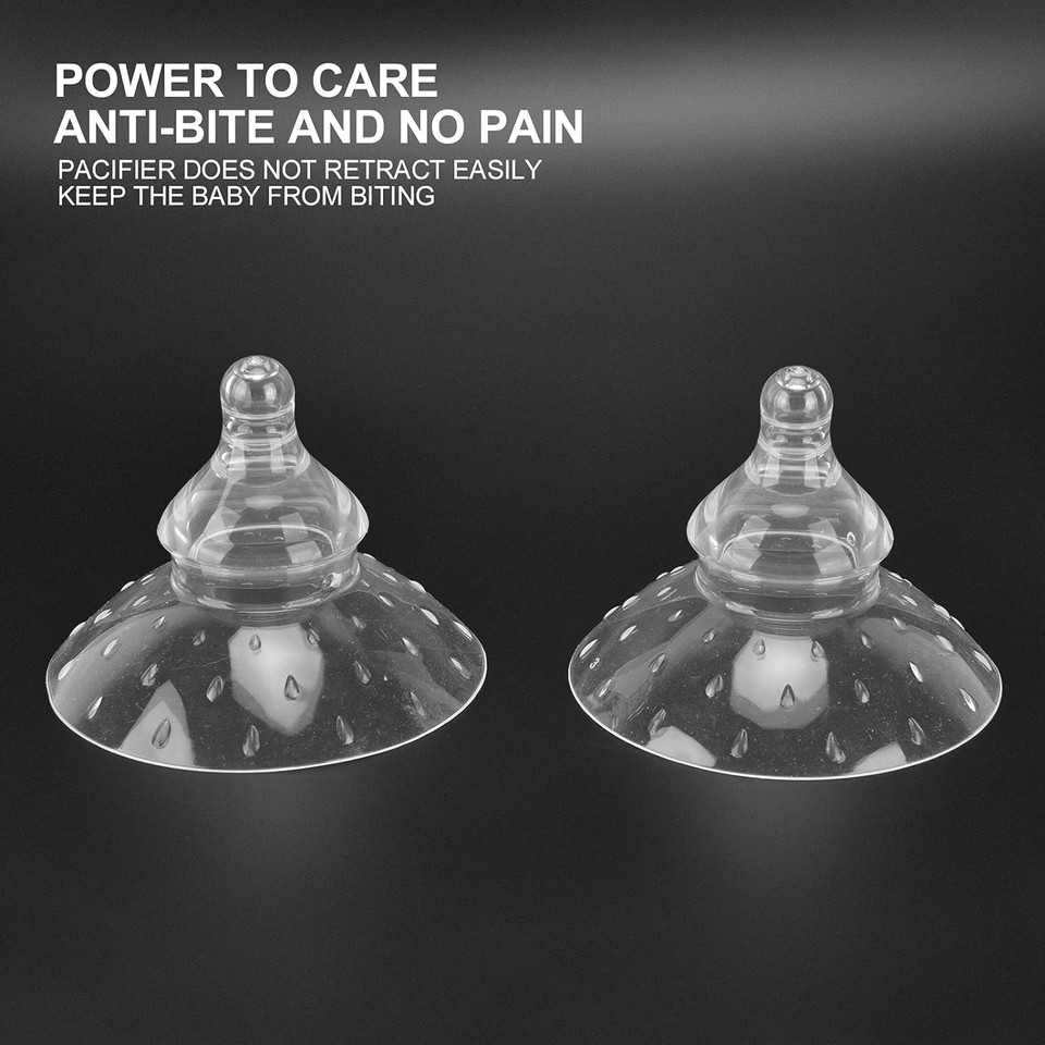 Nipple Shield, Silicone Nipple Shield 2Pcs Shields Nipple Protector Silicone Breast Shields For Breastfeeding