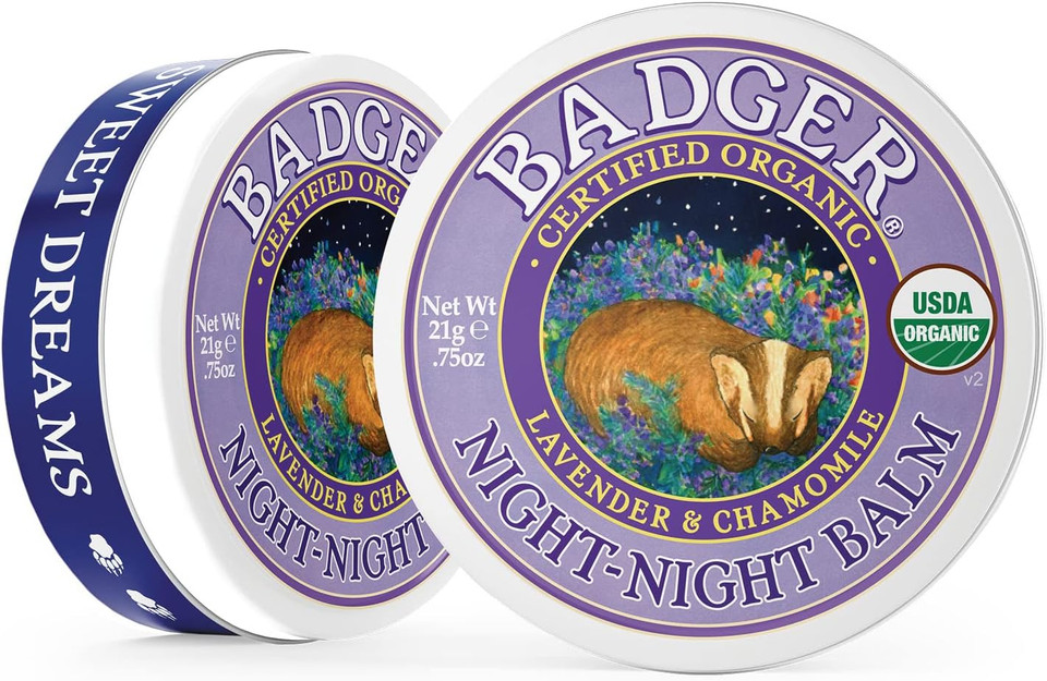 Badger Night Night Balm Certified Organic Calming Sweet Dream Balm For Kids 21G