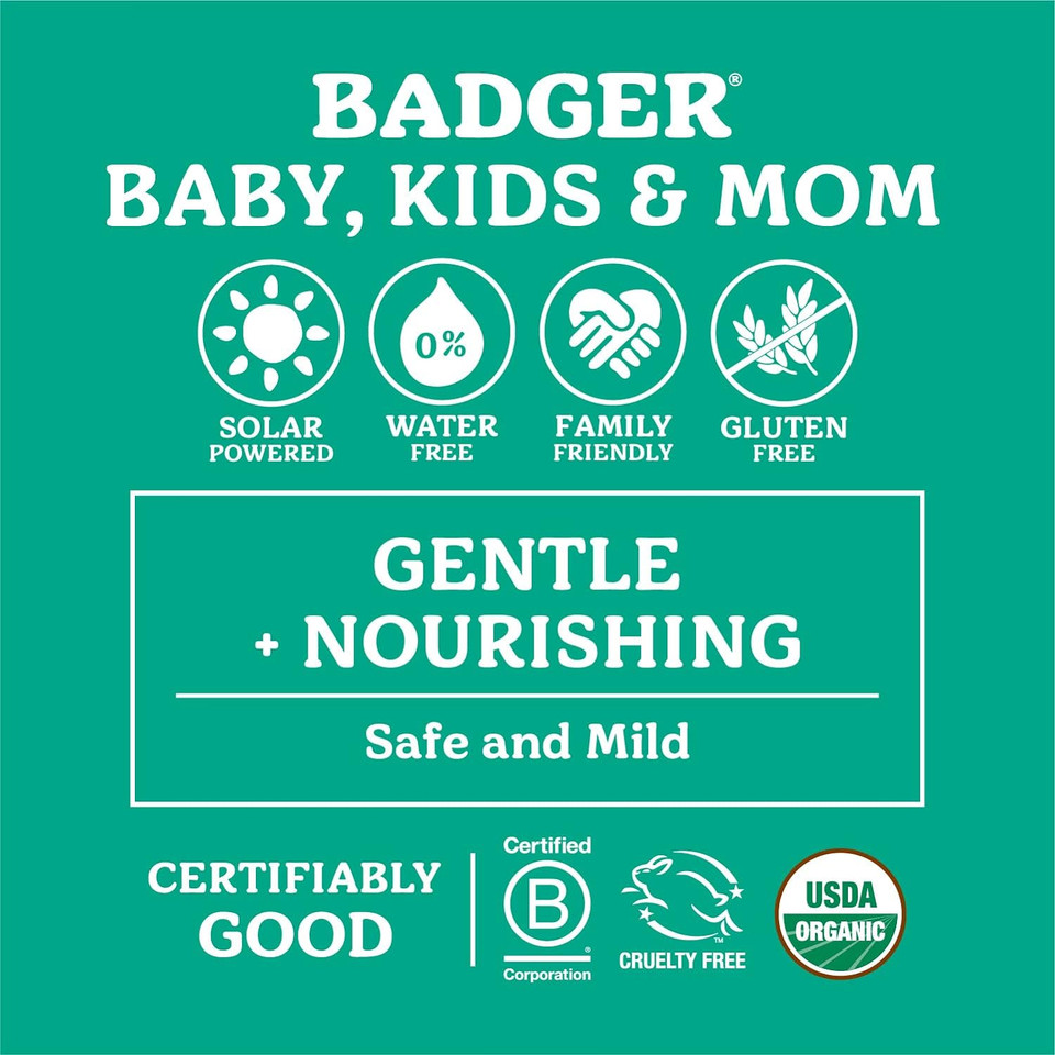 Badger Night Night Balm Certified Organic Calming Sweet Dream Balm For Kids 21G