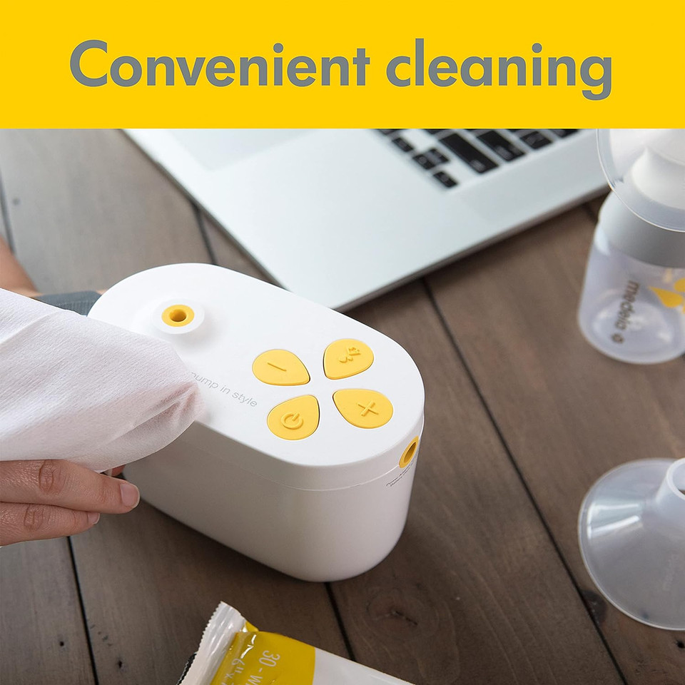 Medela Quick Clean Breast Pump And Accessory Wipes 30 Count, Resealable, Convenient And Hygienic On The Go Cleaning For Tables, Countertops, Chairs, And More