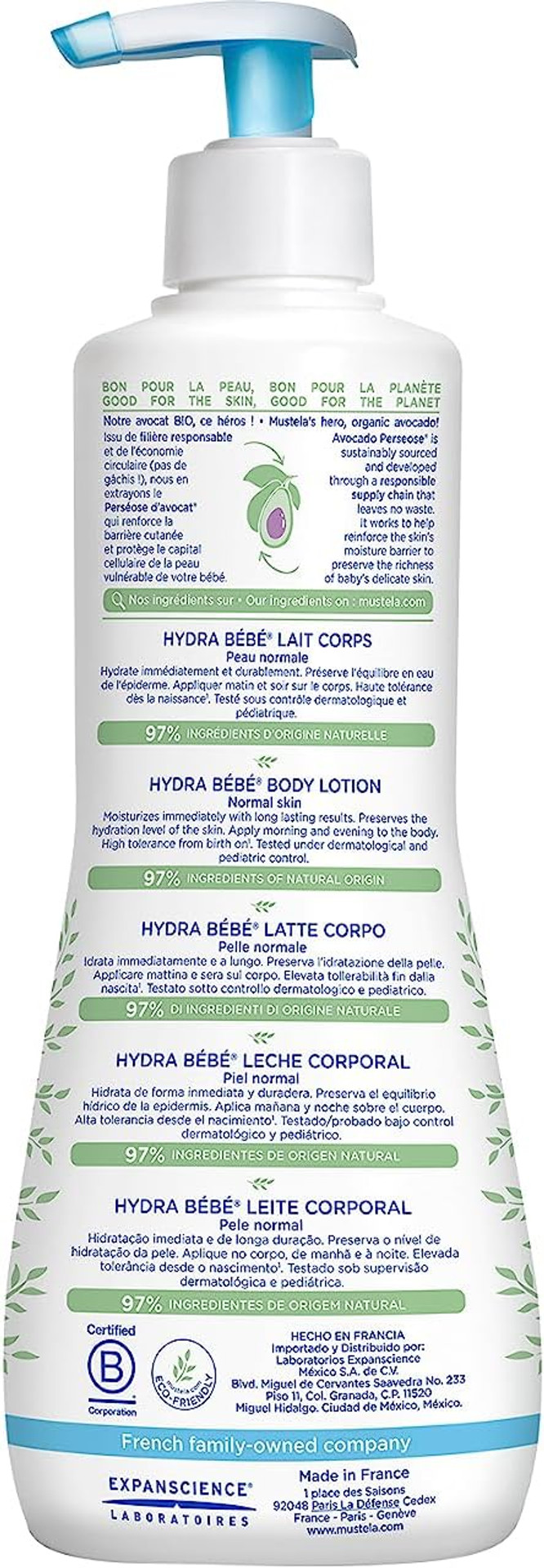 Mustela Pn Hydra Bebe Lait Corps 500 Ml/Pn Hydra Bebe Lichaamsmelk 500 Ml

Size: 500 Ml (Pack Of 1)
