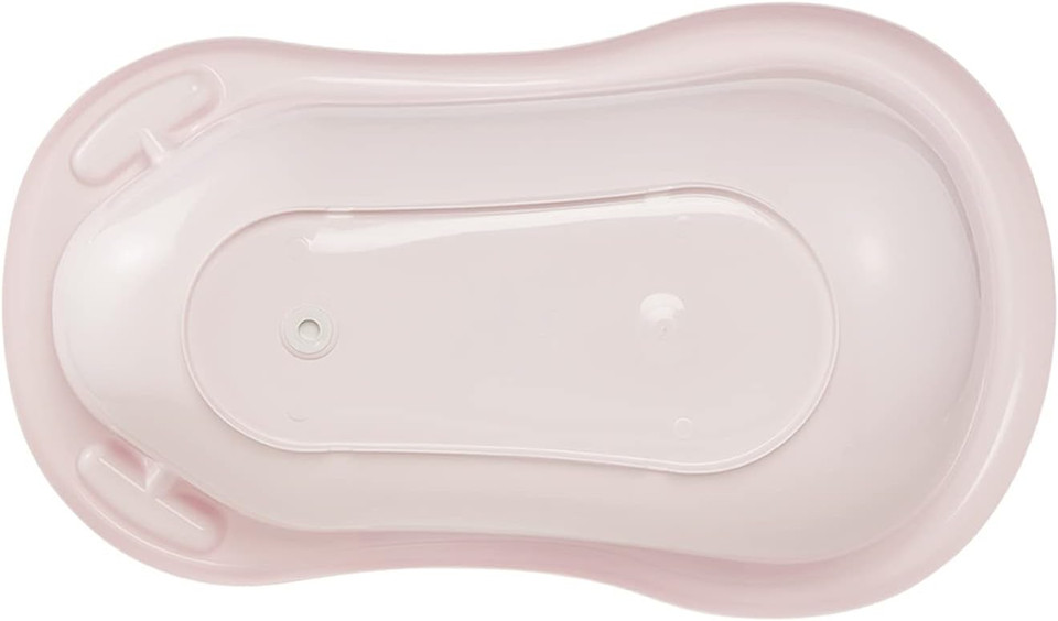 Keeeper Minnie Ergonomic Baby Bath With Squirt, From 0 To Approx. 12 Months, 84 Cm, Maria Range, Pastel Pink