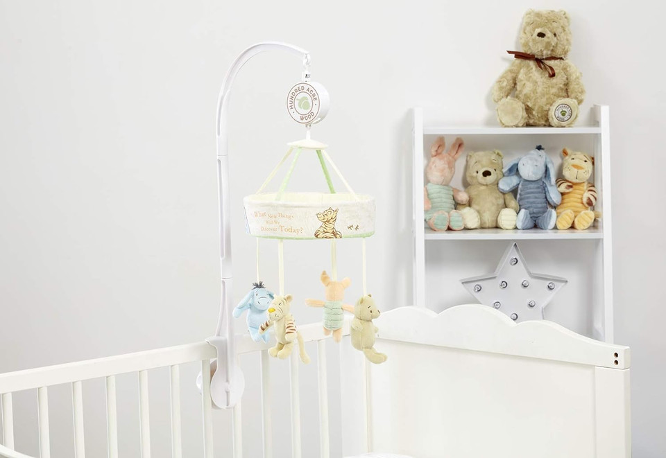 Rainbow Designs Hundred Acre Wood Winnie The Pooh Musical Mobile Dn1610
