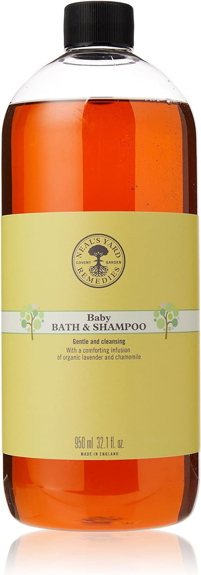 Neal'S Yard Remedies Baby Bath & Shampoo | Plant-Based To Care For Newborn'S Gentle Skin |950Ml