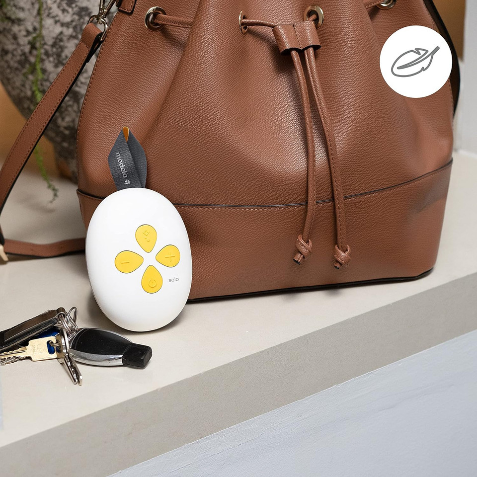Medela Solo Simple Electric Breast Pump - Quieter, Usb Rechargeable With Personalfit Flex And Medela 2-Phases Expression Technology