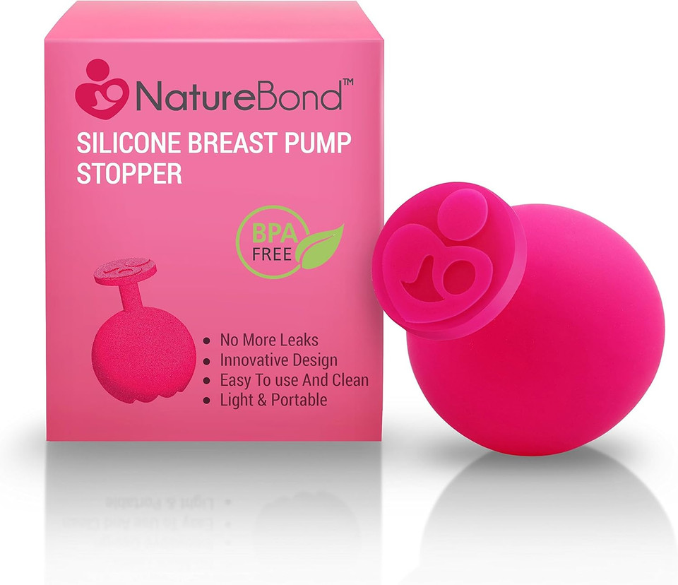 Naturebond Silicone Breast Pump Stopper | Leak-Proof, Bpa Free & 100% Food Grade Silicone