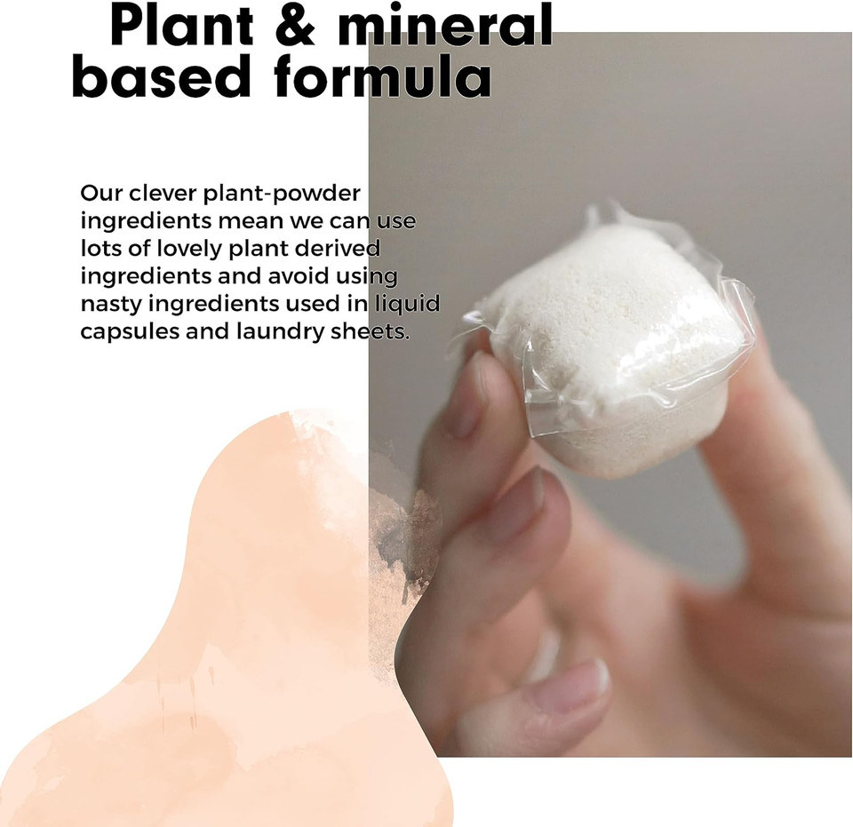 Wilton London Eco Friendly Laundry Capsules 22 Washes - 100% Plastic Free Packaging - Non-Bio - Plant-based Biodegradable Powder Formula - Essential Oils - Fresh and Longlasting Jasmine Scent Wilton London Eco Friendly Laundry Capsules 22 Washes - 100% Plastic Free Packaging - Non-Bio - Plant-based Biodegradable Powder Formula - Essential Oils - Fresh and Longlasting Jasmine Scent