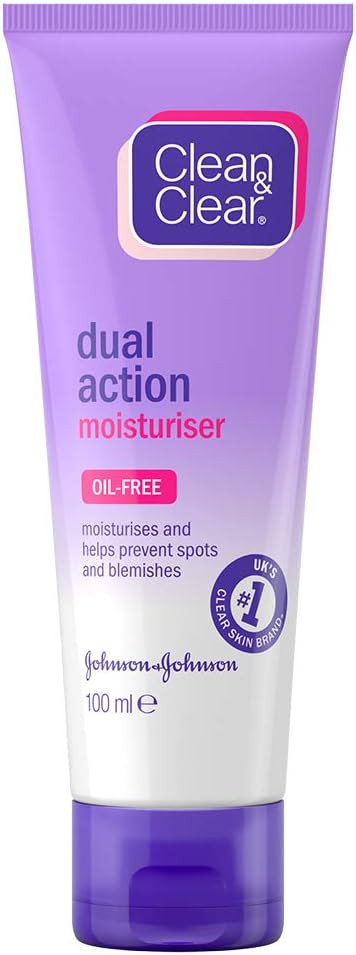 Clean & Clear Dual Action Moisturiser, 100 Ml, Multi