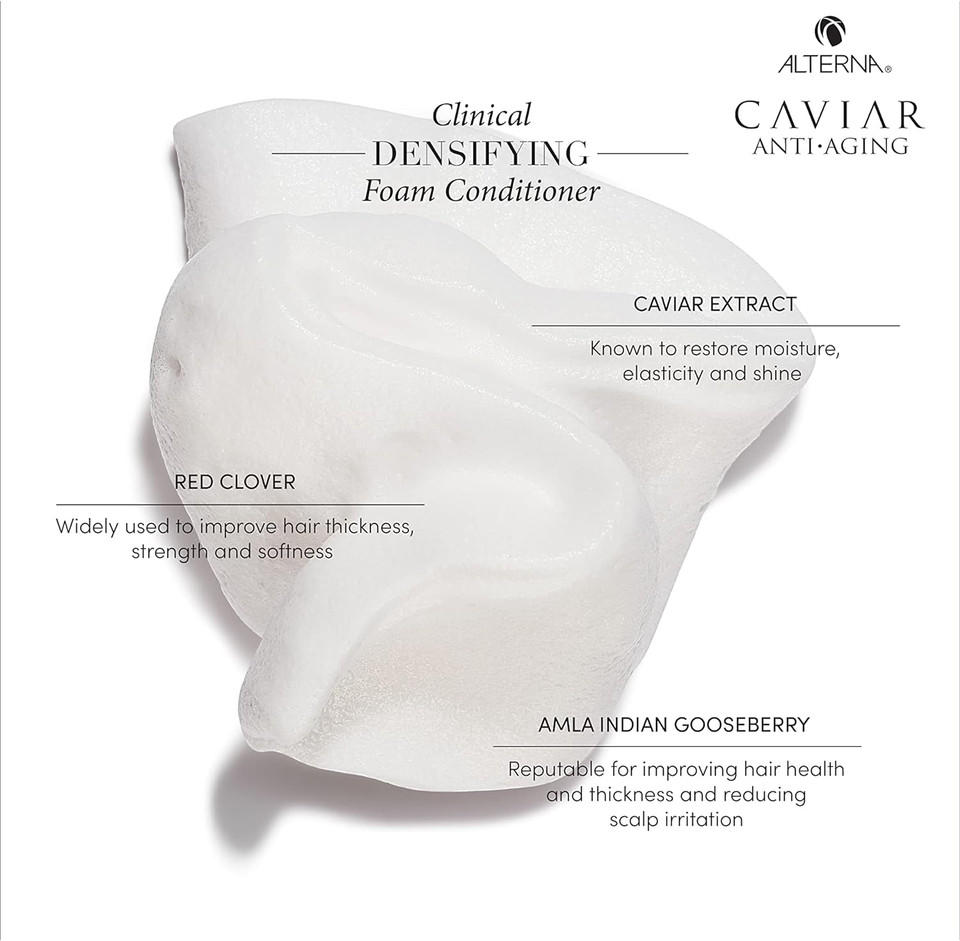 Alterna Caviar A-A Clinical Densifying Foam Conditioner, White