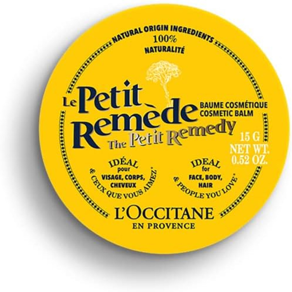 L'Occitane The Petit Remedy 15G, Contains Shea Butter & Almond Oil, Multipurpose Balm, Protect Dry Skin, Head-To-Toe Product, For Women & Men