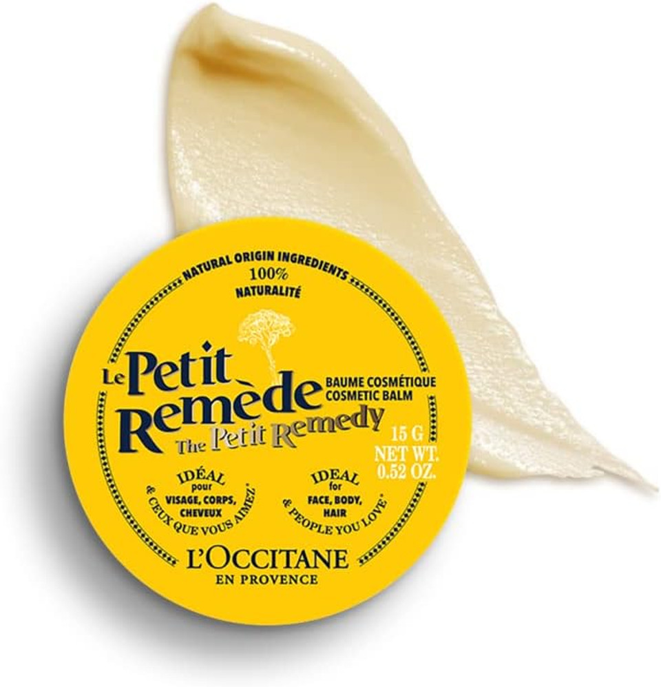 L'Occitane The Petit Remedy 15G, Contains Shea Butter & Almond Oil, Multipurpose Balm, Protect Dry Skin, Head-To-Toe Product, For Women & Men