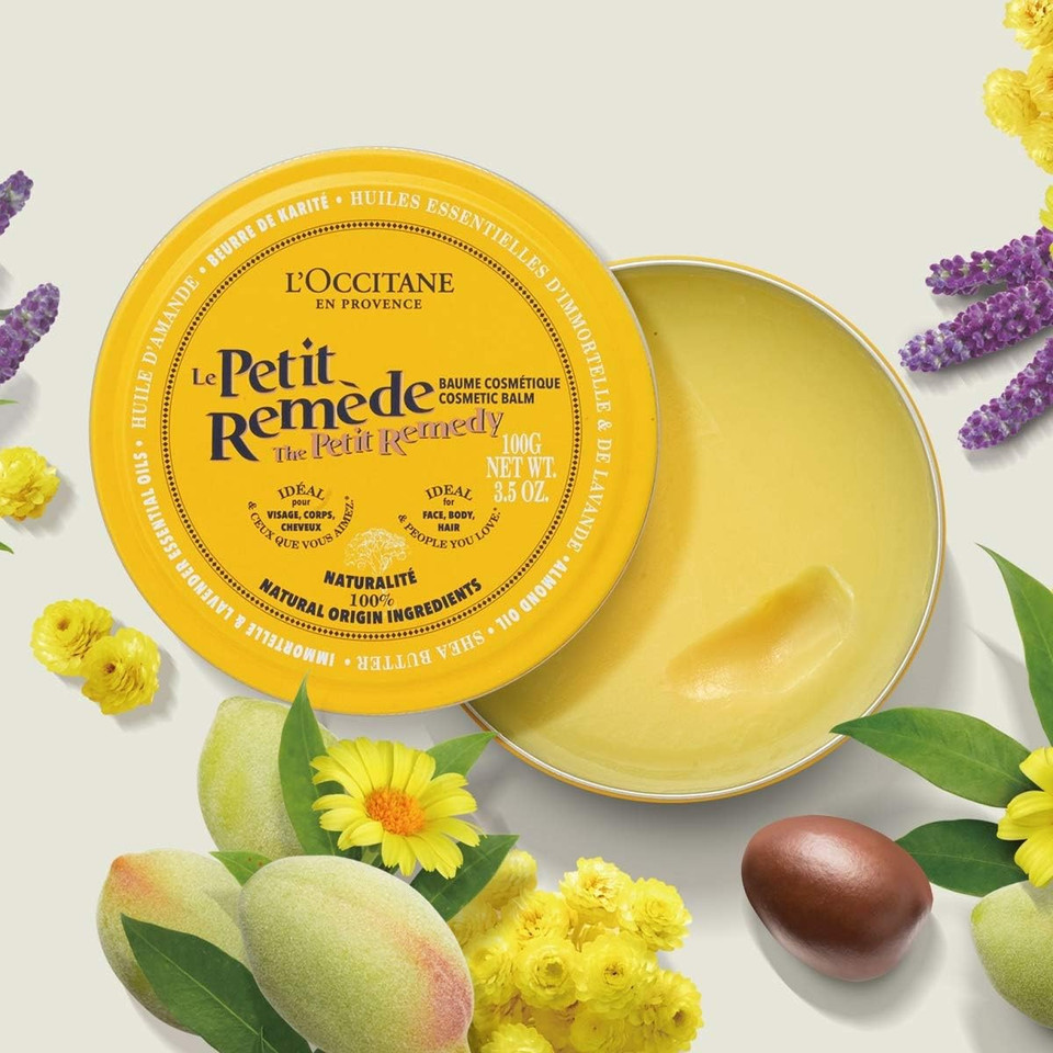 L'Occitane The Petit Remedy 15G, Contains Shea Butter & Almond Oil, Multipurpose Balm, Protect Dry Skin, Head-To-Toe Product, For Women & Men