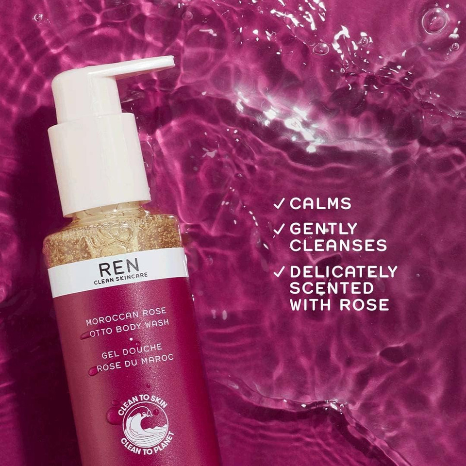Ren Clean Skincare Moroccan Rose | Hydrating & Smoothing | Rose-Infused For All Skin Types