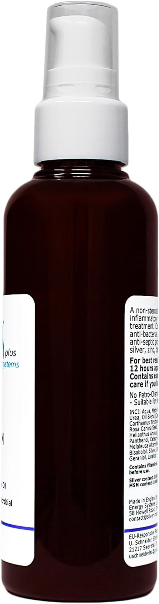argentum plus - Silver-MSM Seb Derm Lotion with Australian Tea Tree 100 ml | For skin prone to seborrheic dermatitis