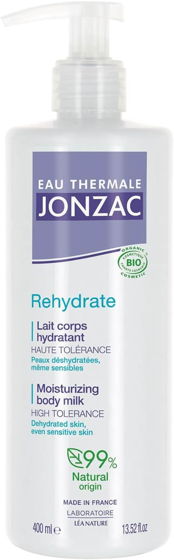 Eau de Jonzac Rehydrate Moisturising Body Milk 400ml