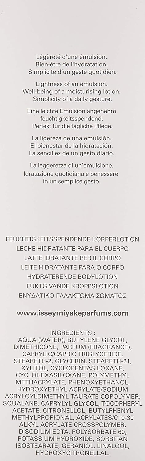 L'Eau D'Issey (Issey Miyake) By Issey Miyake Body Lotion 6.6 Oz